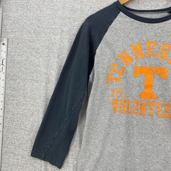 Pro Edge Shirt Womens Medium Gray Black Raglan Sleeve Tennessee Volunteers - Picture 5 of 9
